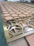Mirror Copper Stainless Steel Perforated Panels For Hotels/Villa/Lobby/Shopping