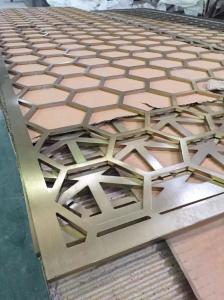 Wholesale Colored Metal Laser Cut Panels stainless steel partitions For Garden Fence Privacy Fence Metal Fence 201 304 316 from china suppliers