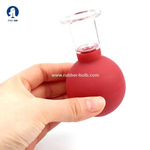 Wholesale 2 Pcs 15/25mm Rust Red Therapy Facial Cellulite Vacuum Cupping Set Silicone Suction Massage Anti Cellulite Cup from china suppliers