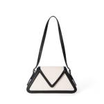 Simple Korean Leather Shoulder Bag Designer Women's Fashion Handbag with