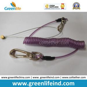 Wholesale Tool Keeper Coil Tether Purple Stainless Steel Leash from china suppliers