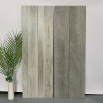 Solid Wood Imitation Texture Interior Porcelain Wooden Rustic Floor Tiles Matte