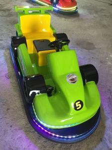Wholesale Small Size Kids Bumper Car , Green Children'S Bumper Cars 150W Power from china suppliers