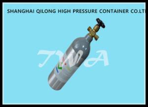 Wholesale 3.75kg 2L Aluminum Medical Gas Cylinder / portable oxygen tank from china suppliers