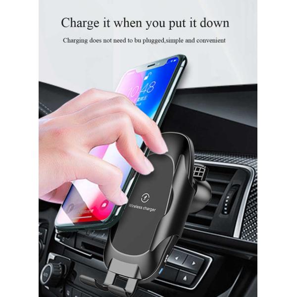 Auto Clamping Car Mount Wireless Charger For Android Mobile Phones