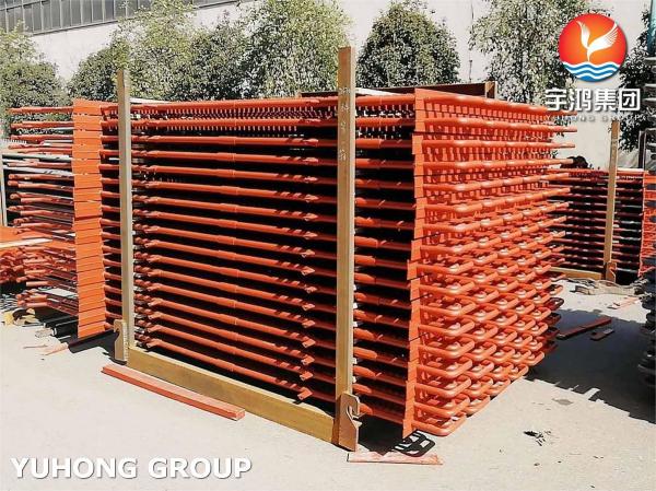 Seamless Steel ASME SA213 TP317 H Type Fin Tube Boiler Pressure Parts For