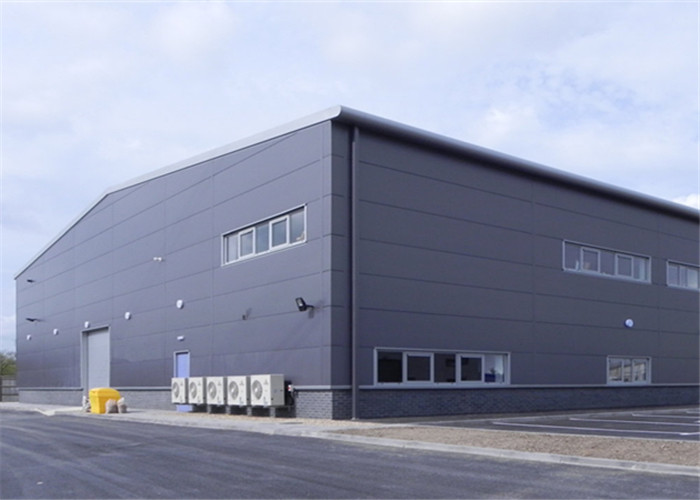 High Strength Q235B Prefab Metal Structure Building Workshop Well Designed