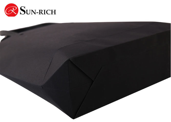 2017 Bestselling Boat Shape Black Paper Bags Wholesale