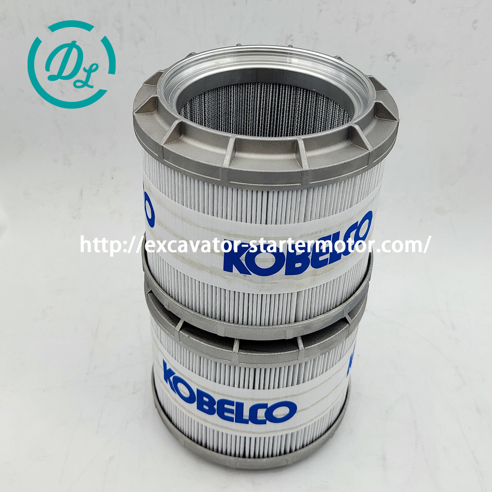 Excavator Hydraulic Oil Filter YN52V01016R620 Kobelco SK200-8