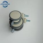 Locking Rubber TPE Hospital Medical Caster Wheels Customized