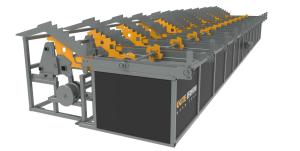 Wholesale 380V 50HZ 3P Steel Bar Rebar Feeder Machine 12*2.8*1.6m from china suppliers