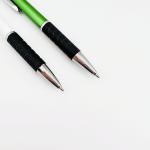 Non-slip Rubber Pen Grip Aluminum Ballpoint Pen Lightweight Colorful Metal Ball