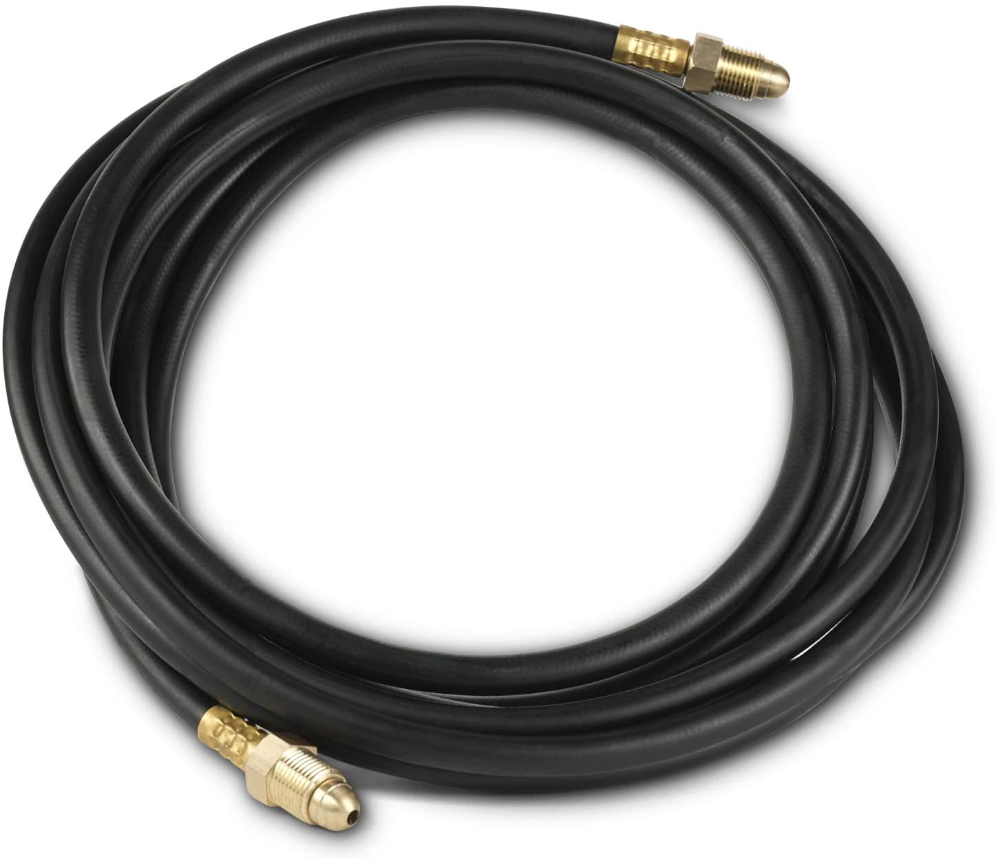 NBR Mig Tig 12' Inert Gas Welding Hose 5/8" UNF-18RH Argon CO2 Mix Gas Flow Meter Regulator Hose