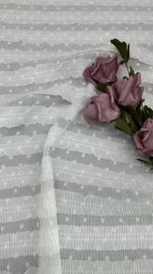 Wholesale Pleated Lace Fabric Mesh Lace Breathe For Gowns Couture Fabric Leafy Luxury Occasion Evening from china suppliers