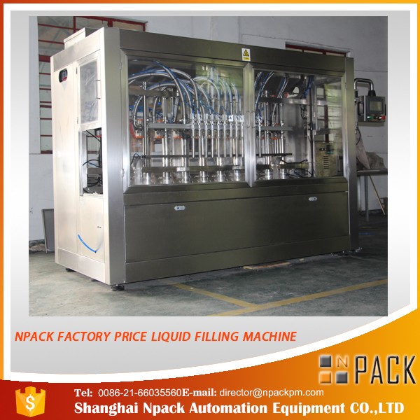 Touch Screen High Viscosity Bottle Filling Machine Accurate Filling Volume