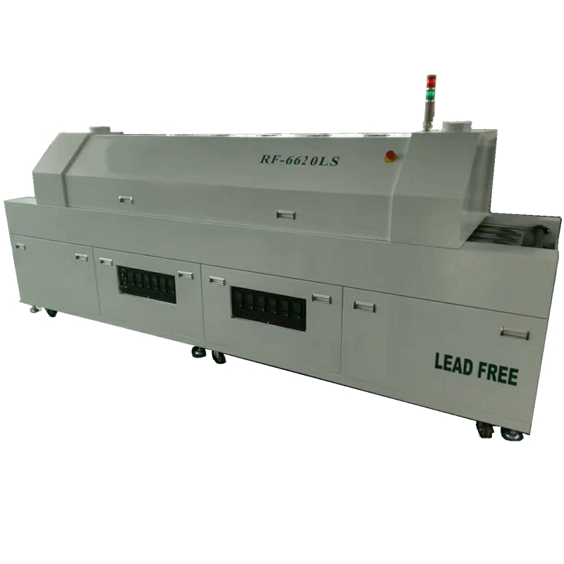 10 Temperature Zones Solder Reflow Oven / Reflow Soldering Machine RF1020PC