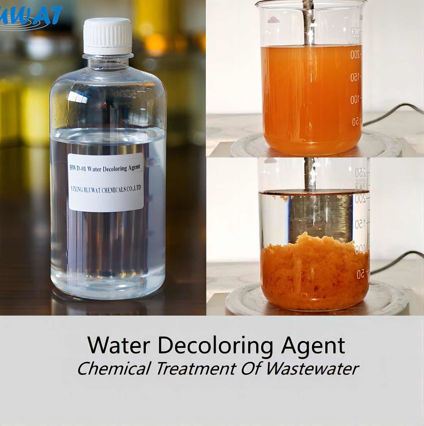 BWD - 01 Chemical Water Purifier Decoloring Agent Color Treatment Of Wastewater