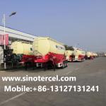40000 Liter Capacity Fuel Tank Semi Trailer With Pressure Relief Valves And Anti
