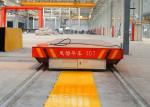 Painting Line Rail Transfer Cart , Four Wheels Q235 Material Transfer Carts