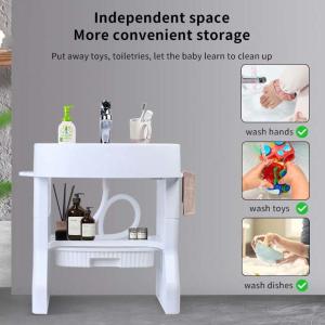 Wholesale Large Square Type Children's Washstand Hot Selling Safety Standards White / Pink Color Customized from china suppliers