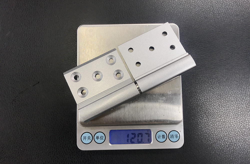 Flat Heavy Duty Aluminum Hinge Flush Doors Accessories Silver Or Customized