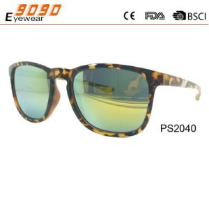 Wholesale 2017 hot sale style sunglasses with UV 400 protection lens ,made of plastic from china suppliers