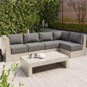Wholesale China Foshan City Concrete Patio Side Table for Outdoor Decor Concrete Table Sets Bench from china suppliers