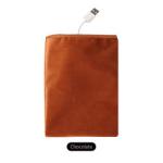 5v Usb Hand Warming Bag Multi Functional Flannel Material 14*20cm