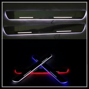 Wholesale Car LED door sill plate light for Toyota Corrola RAV4 LED Door Sill LED moving door scuff from china suppliers