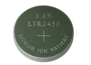 Wholesale Professional Li Ion Button Cell LIR2450 120mAh For Smart Wearable Device from china suppliers