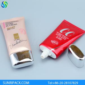 Wholesale 60ml BB cream cosmetic tube, 60ml oval plastic tube, 60g CC cream alu-plastic tube from china suppliers