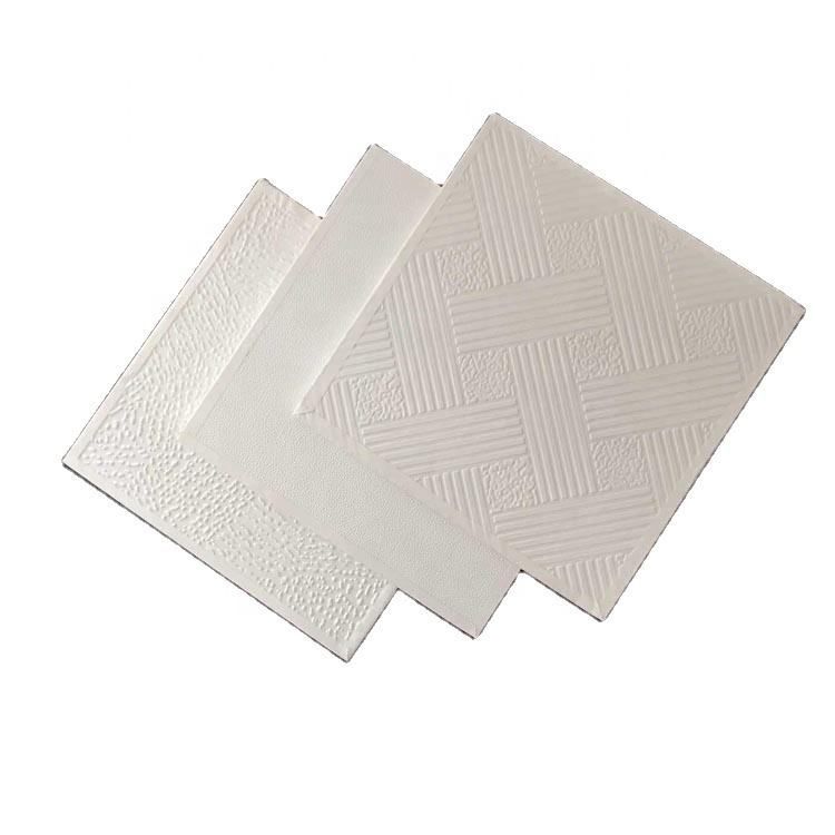 Design Acoustical Gypsum Ceiling Board with PVC/Plaste Panel