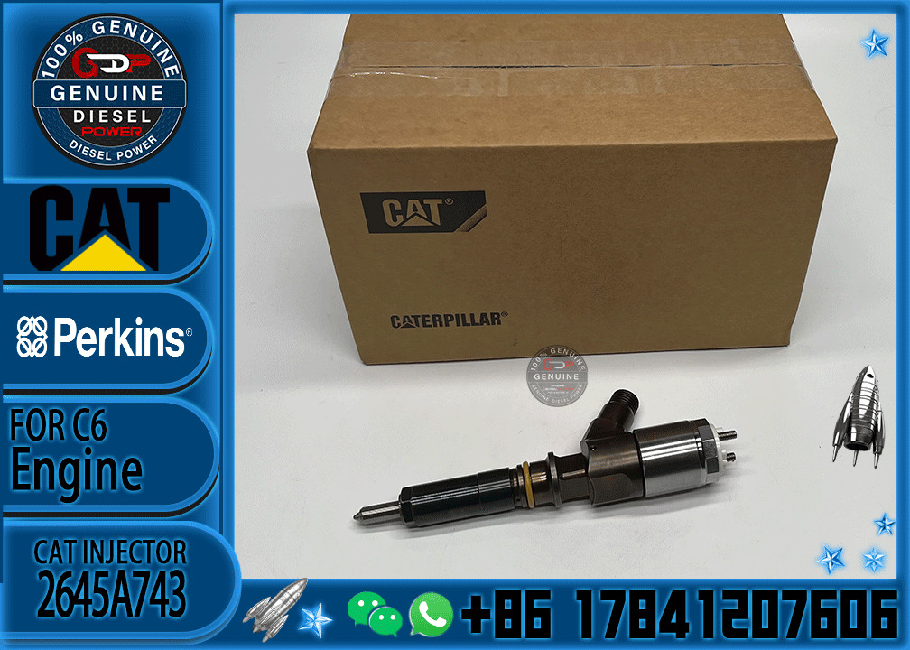 New Diesel Fuel Injectors nozzles 321-0990 2645A743 10R-7668 2645A705 2645A709 injector for Caterpillar C6.6 Perkins 110