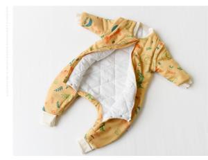Wholesale Machine Washable Ultra Soft Muslin Baby Pajamas Breathable Cotton Long Sleeve Unisex Baby Pajamas from china suppliers