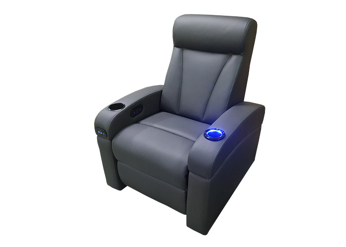 Upholstered 4 Seat Movie Theater Modern Recliner Chair