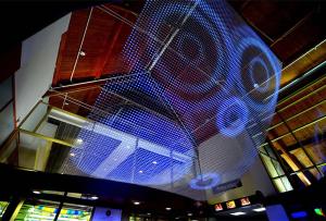 Wholesale Waterproof 20mm Outdoor Transparent Led Display Full Color 5500CD/㎡ from china suppliers