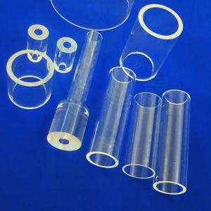 Wholesale Custom Large Diameter High Temperature Resistant quartz glass tube price from china suppliers