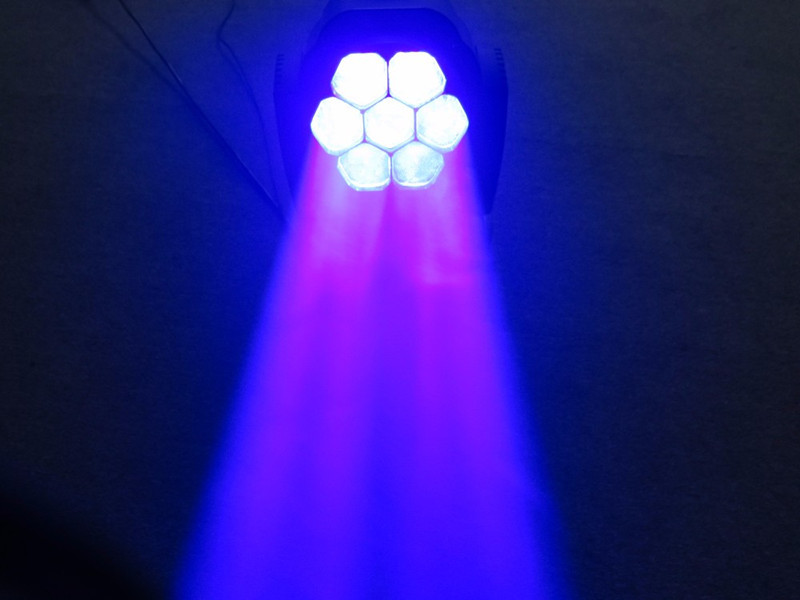 Zoom Wash Moving Head Led Stage Lights 7x10w RGBW 4in1 For Television Studios