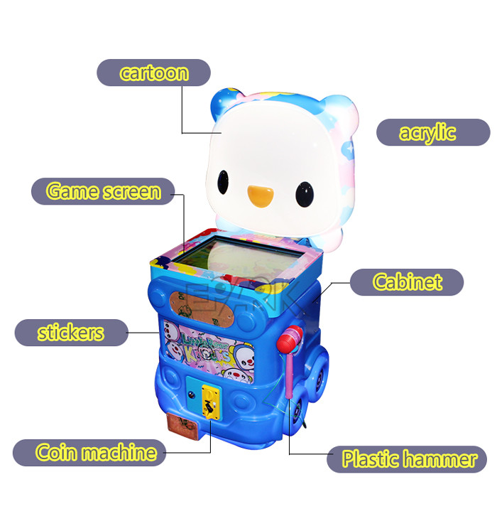 Amusement park Coin operated touch screen video game machines lottery game machine
