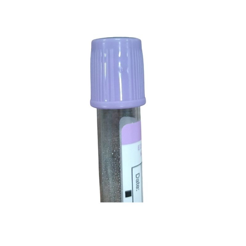 Pet Material EDTA Blood Collection Bottles Tube Purple Colour Vacuum
