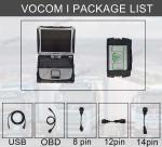 2.8 Vocom 88890300 Vocom OBD2 Adapter OBD Scanner 24v Truck Excavator Diagnostic