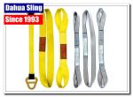 Customized Logo Harga Webbing Sling , Hoist Lifting Straps Acid Resistance