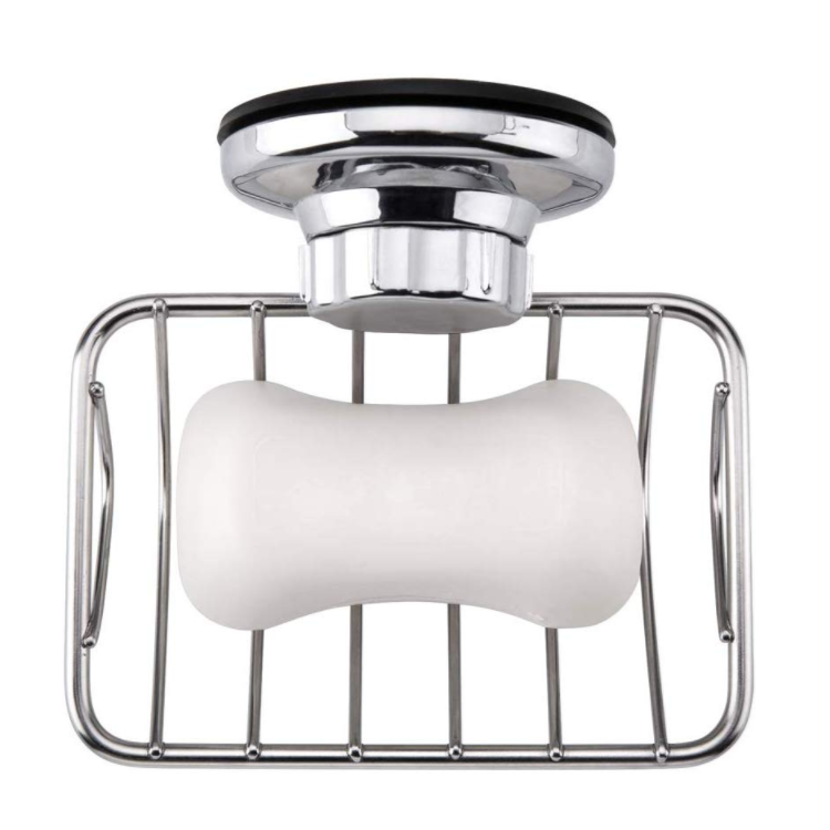 Kitchen Bathroom Soap Holder / Suction Soap Dish For Shower Custom Logo