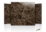 Black Polished Porcelain Floor Tiles 600 X 600mm Double Vitrified Floor Tiles