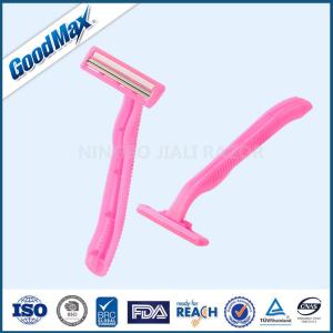 Wholesale Goodmax Ladies Disposable Razors , Non - Slip Rubbers Ladies Razors For Sensitive Skin from china suppliers