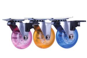 Wholesale Multi Colored Roller Wheels For Furniture Legs , Replacement Chair Wheels from china suppliers
