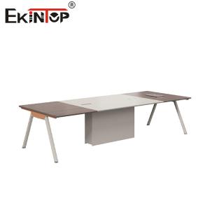 Wholesale Modern Style Conference Table With Metal Legs And Wooden Material from china suppliers