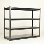 Warehouse 4 Level Boltless Corner Metal Storage Shelves