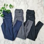 Quick Dry Full Seat Silicone Breeches Navy Blue Children's Equestrian Training