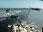 GT1000 High Strength PP Woven Geotextile 200kn/M Geotube Breakwater In Marine